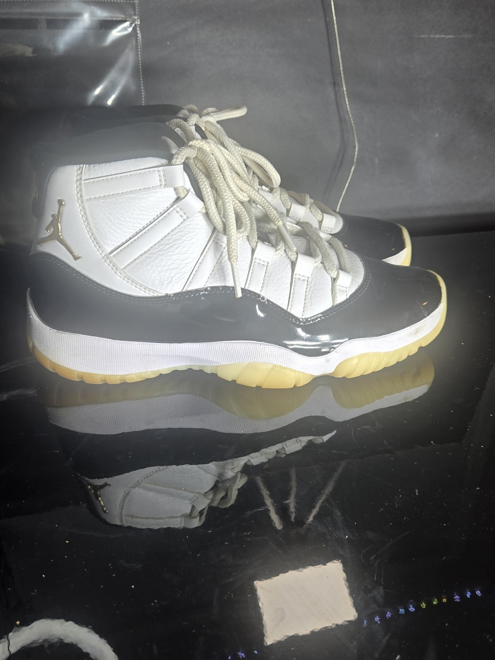 Air Jordan 11 Hi Retro Gratitude / Defining Moments DMP Black Gold - Size 9
